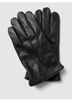 Rękawiczki z ozdobnymi szwami model ‘Gonzo’ ze sklepu Peek&Cloppenburg  w kategorii Rękawiczki męskie - zdjęcie 158810560