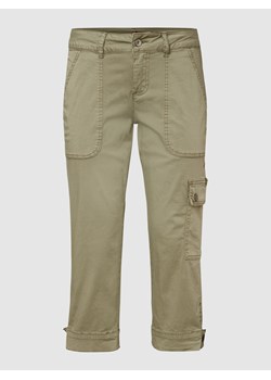 Spodnie capri z detalami z logo ze sklepu Peek&Cloppenburg  w kategorii Spodnie damskie - zdjęcie 158811560