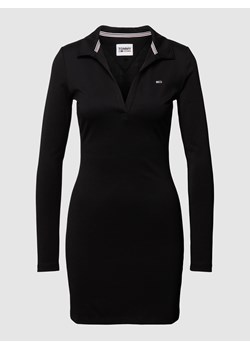 Sukienka mini o kroju slim fit z kołnierzykiem polo ze sklepu Peek&Cloppenburg  w kategorii Sukienki - zdjęcie 158816183