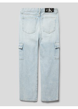 Jeansy o kroju modern fit z bawełny ze sklepu Peek&Cloppenburg  w kategorii Spodnie chłopięce - zdjęcie 158817392