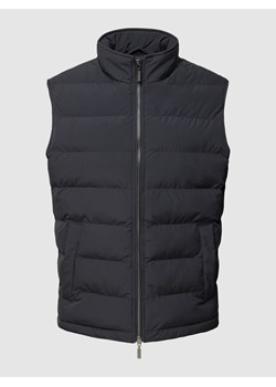 Kamizelka pikowana ze stójką model ‘Lima’ ze sklepu Peek&Cloppenburg  w kategorii Kamizelki męskie - zdjęcie 158819174
