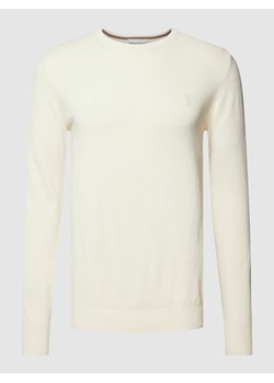 Sweter z dzianiny z okrągłym dekoltem model ‘Jupiter’ ze sklepu Peek&Cloppenburg  w kategorii Swetry męskie - zdjęcie 158821562