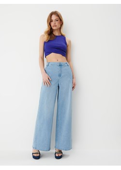 Mohito - Jeansy wide leg - Niebieski ze sklepu Mohito w kategorii Jeansy damskie - zdjęcie 158825564