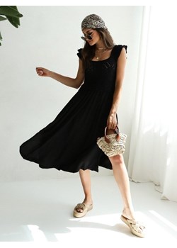 Sukienka Nimfa Czarna ze sklepu Lisa Mayo w kategorii Sukienki - zdjęcie 158829171