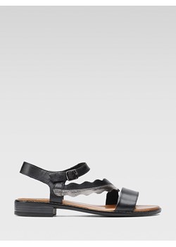 Lasocki Skórzane sandały w kolorze czarnym ze sklepu Limango Polska w kategorii Sandały damskie - zdjęcie 158831574
