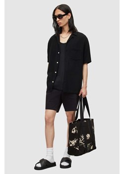 AllSaints szorty Neiva męskie kolor czarny ze sklepu ANSWEAR.com w kategorii Spodenki męskie - zdjęcie 158834372
