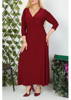 Sukienka ETILSA BORDO ze sklepu Ivet Shop w kategorii Sukienki - zdjęcie 158838170
