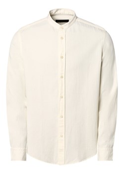Drykorn Koszula męska Mężczyźni Slim Fit Sztuczne włókno piaskowy jednolity stójka ze sklepu vangraaf w kategorii Koszule męskie - zdjęcie 158853023
