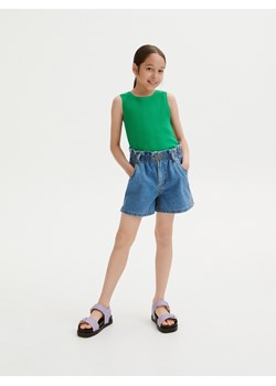 Reserved - Top w prążek - Zielony ze sklepu Reserved w kategorii Bluzki dziewczęce - zdjęcie 158853531