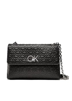 Torebka Calvin Klein Re-Lock Ew Cony Xbody Emb Mono K60K610186 BAX ze sklepu eobuwie.pl w kategorii Listonoszki - zdjęcie 158858144
