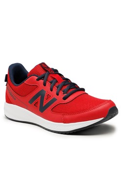 Buty New Balance YK570RN3 Czerwony ze sklepu eobuwie.pl w kategorii Buty sportowe dziecięce - zdjęcie 158860253