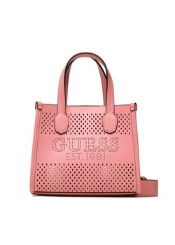 Torebka Guess Katey Perf (WH) Mini Bags HWWH87 69760 PIN ze sklepu eobuwie.pl w kategorii Kuferki - zdjęcie 158865503