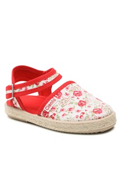 Espadryle Cienta 40029 Rojo 02 ze sklepu eobuwie.pl w kategorii Sandały dziecięce - zdjęcie 158868964