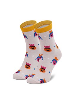 Skarpety wysokie damskie Dots Socks DTS-SX-439-R Różowy ze sklepu eobuwie.pl w kategorii Skarpetki damskie - zdjęcie 158873681