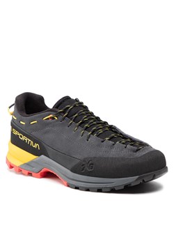 Trekkingi La Sportiva Tx Guide Leather 27S900100 Carbon/Yellow ze sklepu eobuwie.pl w kategorii Buty trekkingowe męskie - zdjęcie 158876540