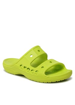 Klapki Crocs 207627-3TX Green ze sklepu eobuwie.pl w kategorii Klapki damskie - zdjęcie 158880562