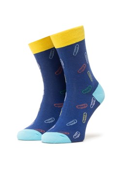 Skarpety wysokie unisex Dots Socks DTS-SX-428-G Granatowy ze sklepu eobuwie.pl w kategorii Skarpetki męskie - zdjęcie 158883852