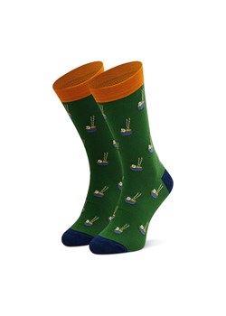 Skarpety wysokie unisex Dots Socks SX-444-Z Zielony ze sklepu eobuwie.pl w kategorii Skarpetki męskie - zdjęcie 158883992