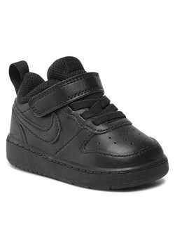 Buty Nike Court Borough Low 2 (Tdv) BQ5453 001 Black/Black/Black ze sklepu eobuwie.pl w kategorii Buciki niemowlęce - zdjęcie 158887180