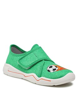 Kapcie Superfit 1-800298-7010 S Grun/Orange ze sklepu eobuwie.pl w kategorii Kapcie dziecięce - zdjęcie 158893321