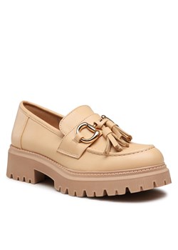 Półbuty DeeZee WS5875-29 Beige ze sklepu eobuwie.pl w kategorii Półbuty damskie - zdjęcie 158895521
