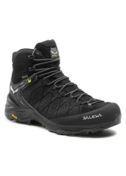 Trekkingi Salewa Ms Alp Trainer 2 Mid Gtx GORE-TEX 61382-0971 Black/Black 0971 ze sklepu eobuwie.pl w kategorii Buty trekkingowe męskie - zdjęcie 158902923
