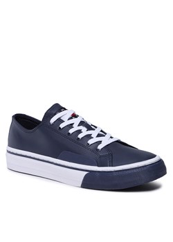 Tenisówki Tommy Jeans Lace Vulc Ess EM0EM01047 Twilight Navy C87 ze sklepu eobuwie.pl w kategorii Trampki męskie - zdjęcie 158904023