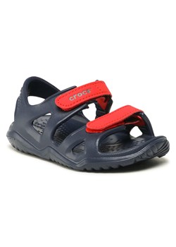 Sandały Crocs 204988-4BA Cobalt Blue ze sklepu eobuwie.pl w kategorii Sandały dziecięce - zdjęcie 158911282