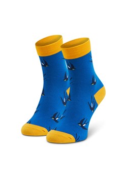 Skarpety wysokie unisex Dots Socks DTS-SX-448-N Niebieski ze sklepu eobuwie.pl w kategorii Skarpetki męskie - zdjęcie 158912022