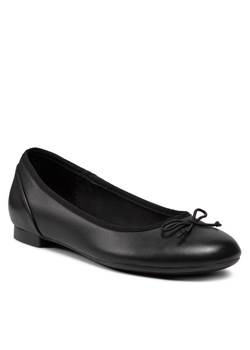 Baleriny Clarks Couture Bloom 261154854 Black Leather ze sklepu eobuwie.pl w kategorii Balerinki - zdjęcie 158919804