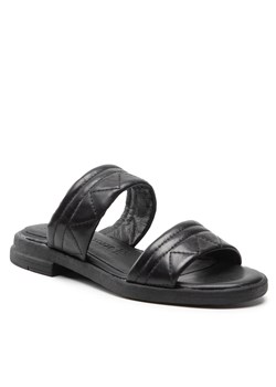 Klapki Marco Tozzi 2-27402-28 Black Antic 002 ze sklepu eobuwie.pl w kategorii Klapki damskie - zdjęcie 158926084