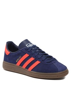 Buty adidas Munchen Shoes GY7400 Niebieski ze sklepu eobuwie.pl w kategorii Trampki męskie - zdjęcie 158933690