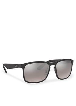 Okulary przeciwsłoneczne Ray-Ban 0RB4264 601S5J Matte Black/Grey Mirror Silver ze sklepu eobuwie.pl w kategorii Okulary przeciwsłoneczne męskie - zdjęcie 158951182