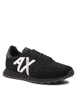 Sneakersy Armani Exchange XUX169 XV660 N814 Black/Off White ze sklepu eobuwie.pl w kategorii Buty sportowe męskie - zdjęcie 158953480