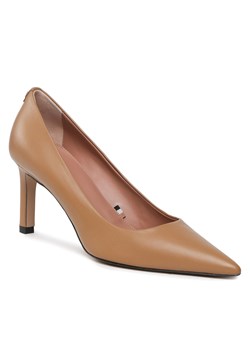 Szpilki Boss Janet Pump 70 50488232 10239116 01 Medium Beige 260 ze sklepu eobuwie.pl w kategorii Czółenka - zdjęcie 158956382