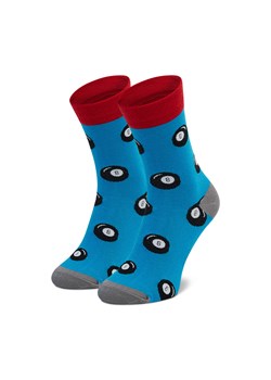 Skarpety wysokie unisex Dots Socks DTS-SX-410-N Niebieski ze sklepu eobuwie.pl w kategorii Skarpetki męskie - zdjęcie 158958003