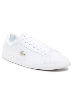 Sneakersy Lacoste Graduate 0721 1 Sma 7-41SMA001121G Wht/Wht ze sklepu eobuwie.pl w kategorii Trampki męskie - zdjęcie 158967151