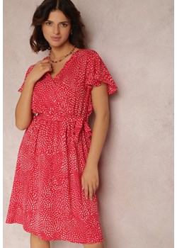 Czerwona Sukienka Oreithonia ze sklepu Renee odzież w kategorii Sukienki - zdjęcie 158968760