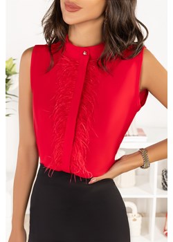 Koszula damska TARARDA RED ze sklepu Ivet Shop w kategorii Koszule damskie - zdjęcie 158969111