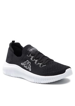 Sneakersy Kappa 243095 Black/Silver 1115 ze sklepu eobuwie.pl w kategorii Buty sportowe damskie - zdjęcie 158969321