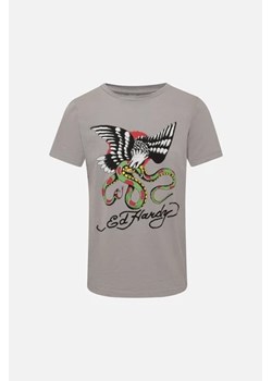 ED HARDY T-shirt - Szary - Mężczyzna - L (L) ze sklepu Halfprice w kategorii T-shirty męskie - zdjęcie 158970093