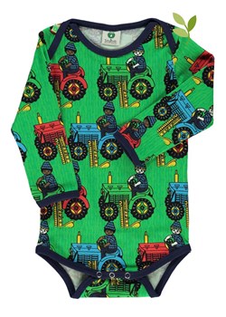 Småfolk Body &quot;Tractor&quot; w kolorze zielonym ze sklepu Limango Polska w kategorii Odzież dla niemowląt - zdjęcie 158971060