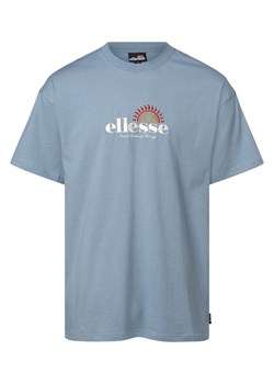 ellesse T-shirt męski Mężczyźni Bawełna jasnoniebieski jednolity ze sklepu vangraaf w kategorii T-shirty męskie - zdjęcie 158972133