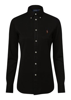 Polo Ralph Lauren Bluzka damska Kobiety Bawełna czarny jednolity ze sklepu vangraaf w kategorii Koszule damskie - zdjęcie 158972151