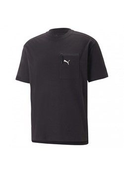 Męski t-shirt basic Puma Open Road - czarny ze sklepu Sportstylestory.com w kategorii T-shirty męskie - zdjęcie 158974920