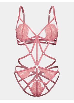 Hunkemöller Body 201350 Różowy ze sklepu MODIVO w kategorii Body damskie - zdjęcie 158977324