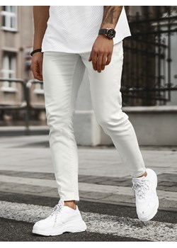 Spodnie jeansowe męskie ecru OZONEE E/5171/01 ze sklepu ozonee.pl w kategorii Jeansy męskie - zdjęcie 158978913