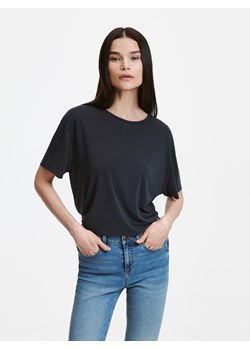 Reserved - T-shirt oversize - ciemnoszary ze sklepu Reserved w kategorii Bluzki damskie - zdjęcie 158982290