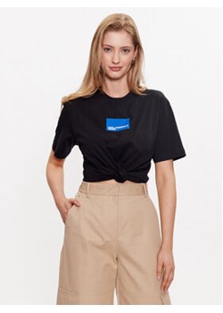 Karl Lagerfeld Jeans T-Shirt 231J1706 Czarny Regular Fit ze sklepu MODIVO w kategorii Bluzki damskie - zdjęcie 158999493