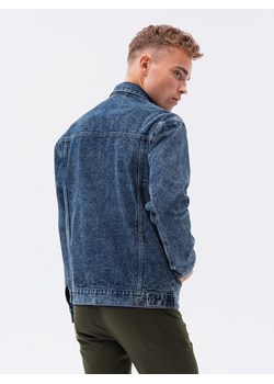 Kurtka męska jeansowa katana - jeans V4 OM-JADJ-0123 ze sklepu ombre w kategorii Kurtki męskie - zdjęcie 159004810